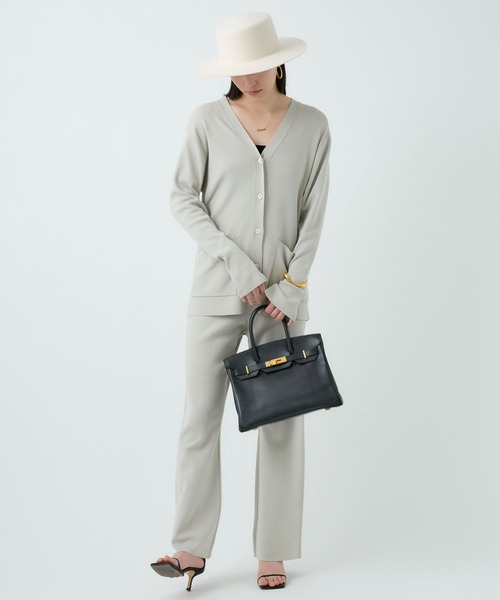 Chaos(カオス)の「Chaos(カオス)/シルクコンロアフレアパンツ 【セットアップ可】(その他パンツ・レディース・ダークブラウン系/ライトグレー/ブラック/ネイビー系/クリーム・36/38)」の12枚目の写真