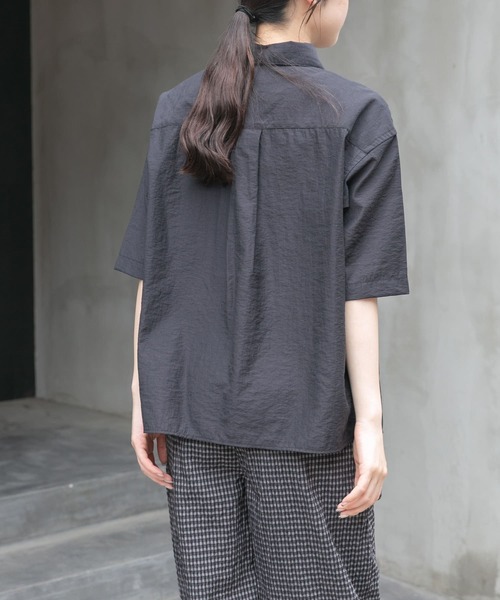 FORK＆SPOON　Nylon Woolプルオーバーシャツ アーバンリサーチ ドアーズ URBAN RESEARCH DOORS FORK&SPOON