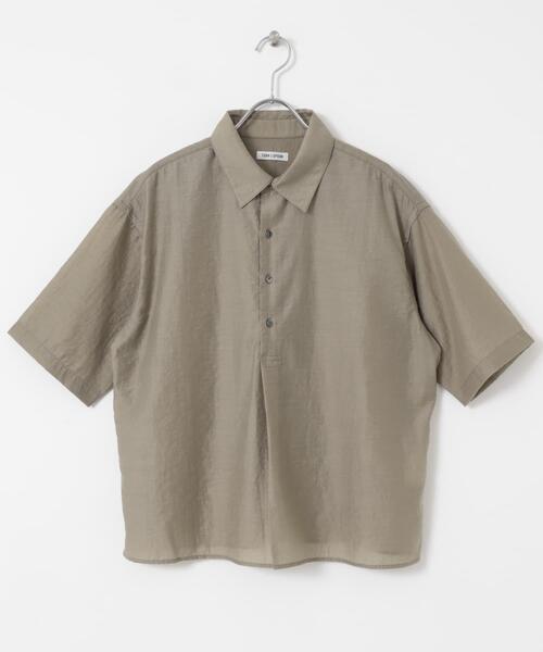 FORK&SPOON（フォークアンドスプーン）の「FORK&SPOON　Nylon Woolプルオーバーシャツ（シャツ/ブラウス・レディース・ブラック/ベージュ系その他・1）」の17枚目の写真