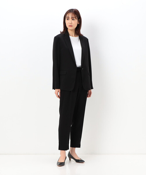 COMME CA（コムサ）の「【セットアップ対応】ドライトリアセクロス ジャケット（テーラードジャケット・レディース・ベージュ・9号）」の2枚目の写真