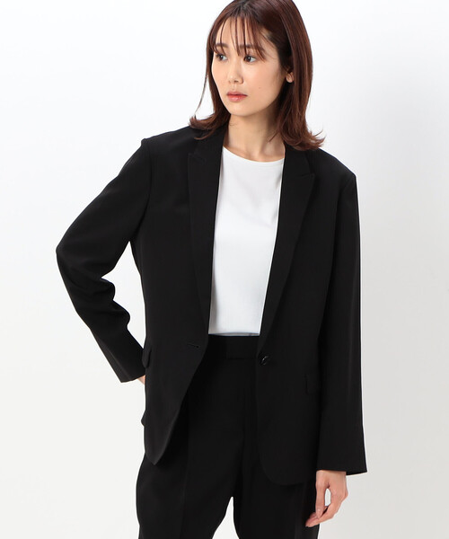 COMME CA（コムサ）の「【セットアップ対応】ドライトリアセクロス ジャケット（テーラードジャケット・レディース・ベージュ・9号）」の3枚目の写真