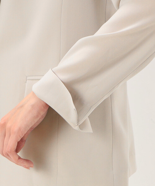 COMME CA（コムサ）の「【セットアップ対応】ドライトリアセクロス ジャケット（テーラードジャケット・レディース・ベージュ・9号）」の11枚目の写真