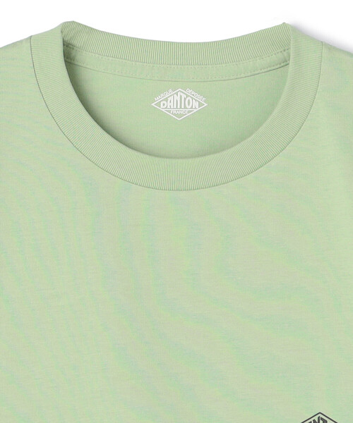 DANTON(ダントン)の「【STORE EXCLUSIVE】SHORT SLEEVE LOGO T-SHIRTS 2ND(Tシャツ/カットソー・レディース・チャコール/ベージュ/イエロー/ライトグリーン/オフホワイト/グレー・L/S/XL/M/XXL)」の10枚目の写真