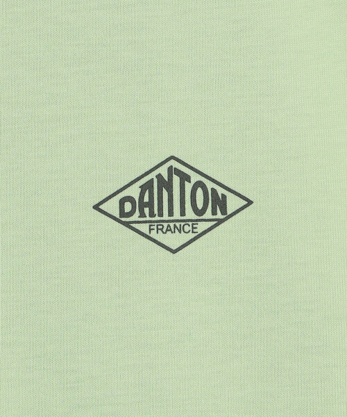 DANTON(ダントン)の「【STORE EXCLUSIVE】SHORT SLEEVE LOGO T-SHIRTS 2ND(Tシャツ/カットソー・レディース・チャコール/ベージュ/イエロー/ライトグリーン/オフホワイト/グレー・L/S/XL/M/XXL)」の7枚目の写真