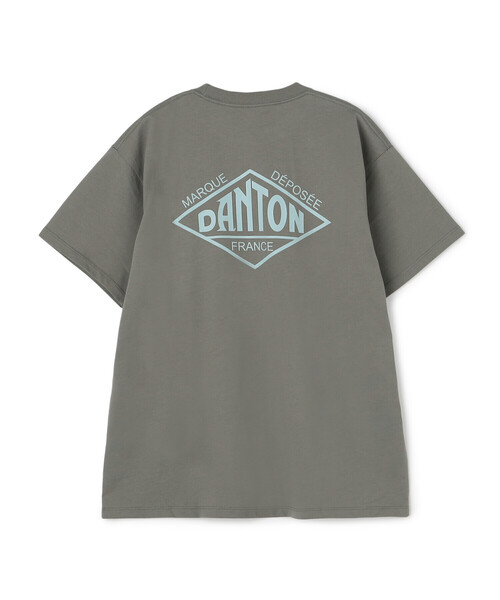 DANTON ダントン シャツ 半袖 コットン グレー42 DANTON ダントン コットン グレーシャツ 半袖 38男女兼用 - メルカリ