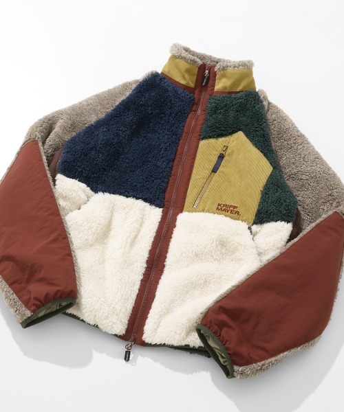 KRIFF MAYER（クリフメイヤー）の「シャギーボアジャケット（その他アウター・メンズ・ブラック/ナチュラル/グレー/ネイビー/その他5/ブラウン/グリーン/カラフル・MEDIUM/LARGE/X-LARGE）」の8枚目の写真