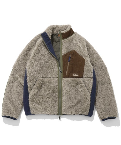 KRIFF MAYER（クリフメイヤー）の「シャギーボアジャケット（その他アウター・メンズ・ブラック/ナチュラル/グレー/ネイビー/その他5/ブラウン/グリーン/カラフル・MEDIUM/LARGE/X-LARGE）」の10枚目の写真