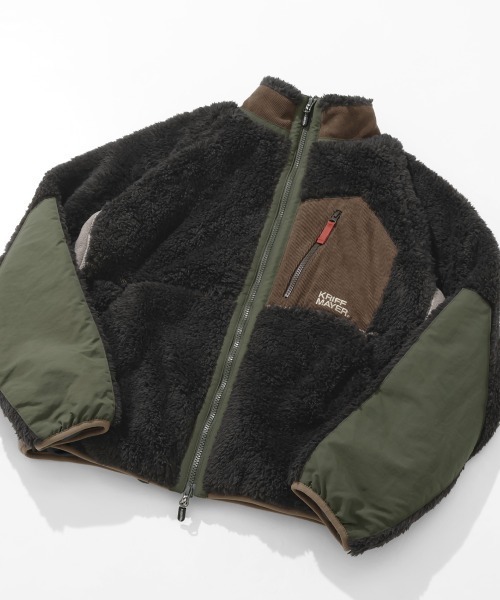 KRIFF MAYER（クリフメイヤー）の「シャギーボアジャケット（その他アウター・メンズ・ブラック/ナチュラル/グレー/ネイビー/その他5/ブラウン/グリーン/カラフル・MEDIUM/LARGE/X-LARGE）」の12枚目の写真