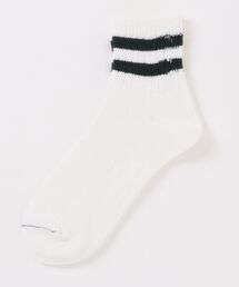 Healthknit（ヘルスニット）の「【Healthknit】スラブ2本ライン 1Pソックス 191-8016 69（ソックス/靴下・メンズ）」