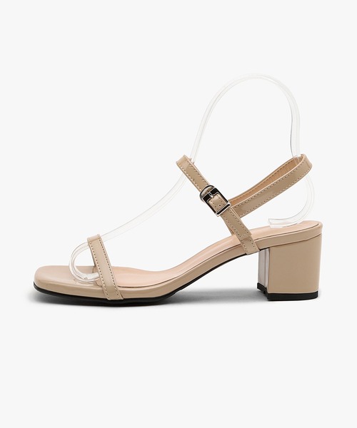 セール】Jaind バックルストラップ サンダル (5cm)（サンダル