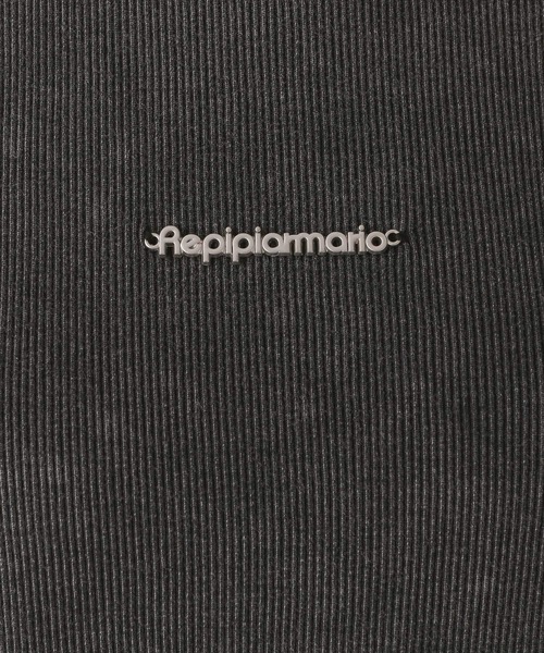 repipi armario（レピピ アルマリオ）の「AcidWashサイドスリットロンT（Tシャツ/カットソー・キッズ・ブラウン/ブラック/ピンク・SMALL/LARGE/MEDIUM）」の12枚目の写真