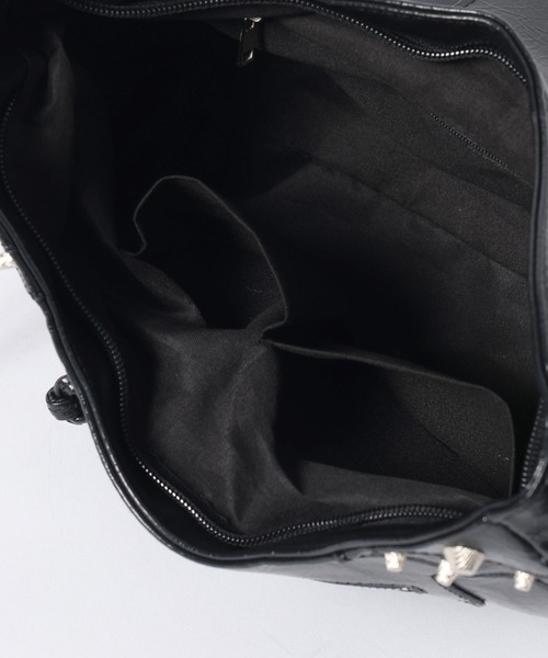 3.3 Field Trip （3.3フィールドトリップ）の「3.3 Field Trip／スタッズショルダーBAG（ショルダーバッグ・メンズ・ブラック・ONE SIZE）」の19枚目の写真