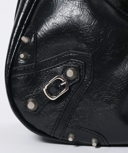 3.3 Field Trip （3.3フィールドトリップ）の「3.3 Field Trip／スタッズショルダーBAG（ショルダーバッグ・メンズ・ブラック・ONE SIZE）」の13枚目の写真