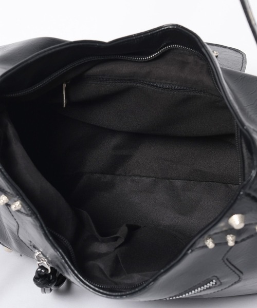 3.3 Field Trip （3.3フィールドトリップ）の「3.3 Field Trip／スタッズショルダーBAG（ショルダーバッグ・メンズ・ブラック・ONE SIZE）」の18枚目の写真