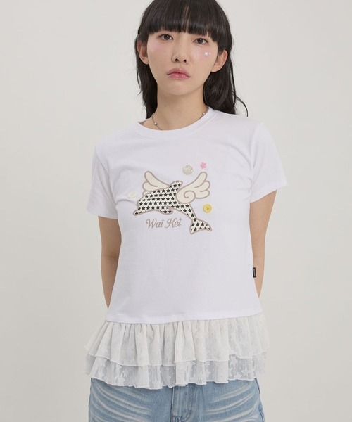 tシャツ 「UNISEX」Wai Kei／エンゼルイルカT レディース メンズ ALAND tシャツ 「UNISEX」Wai Kei／エンゼルイルカT レディース