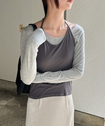 select MOCA | ホルターキャミレイヤードトップス(Tシャツ/カットソー)