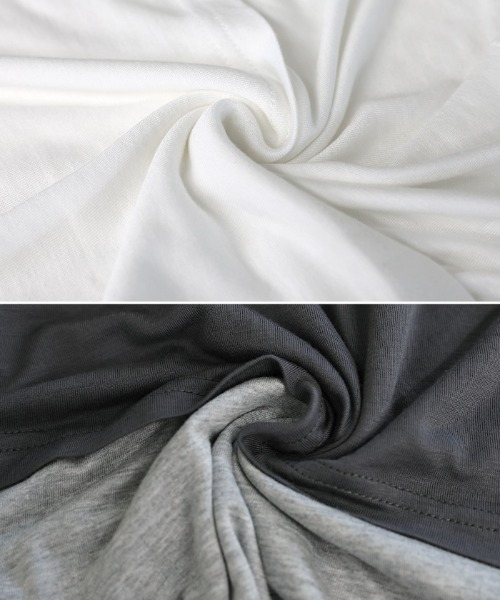 select MOCA(セレクトモカ)の「ホルターキャミレイヤードトップス(Tシャツ/カットソー・レディース・オフホワイト/グレー/ブラック・FREE)」の17枚目の写真