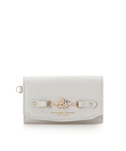 Samantha Thavasa Petit Choice（サマンサタバサ　プチチョイス）の「フラワービット キーケース（キーケース/キーアクセサリー・レディース・ラベンダー/ミント/ライトブルー/ピンク/イエロー・FREE）」の2枚目の写真