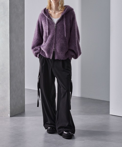 新品★96,800円 冬 パーリーゲイツ シャギーニットパーカー＆スカート 1 洗える】シャギーニット パーカー / ANY SIS | ファッション通販