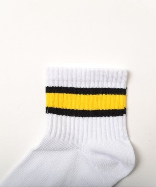GLAZOS（グラソス）の「【大人向けサイズあり】ショート丈ラインソックス３足セット（ソックス/靴下・キッズ・カラフル・25-27CM/22-24cm）」の7枚目の写真