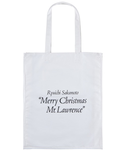 MEDICOM TOY(メディコムトイ)の「MLE 坂本龍一 「Merry Christmas Mr.Lawrence」 TOTE BAG(トートバッグ・メンズ・ホワイト・FREE)」の4枚目の写真