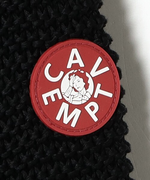 C.E(シーイー)の「C.E / RAGLAN SLEEVE COTTON KNIT BLACK(ニット/セーター・メンズ・ブラック・LARGE/MEDIUM/X-LARGE)」の4枚目の写真