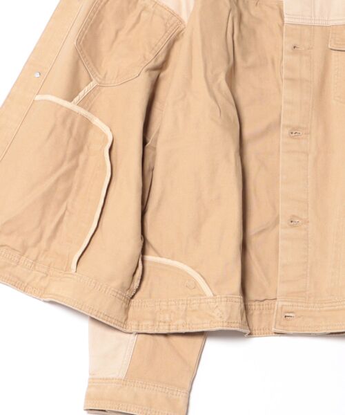 Desigual（デシグアル）の「コントラストデニムジャケット（デニムジャケット・メンズ・ブラウン・XL/L/M/S）」の3枚目の写真