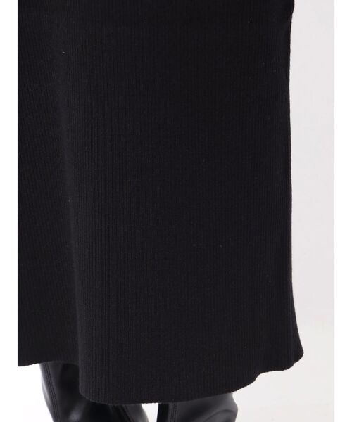 LAGUNAMOON（ラグナムーン）の「シャツドッキングリブニットワンピース（ワンピース・レディース・ブラック/ホワイト/ブラウン・SMALL/MEDIUM）」の9枚目の写真