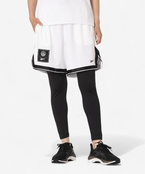 Reebok(リーボック)の「ラックス ハイライズ タイツ / LUX HI-RISE TIGHT(レギンス/スパッツ・レディース・ブラック/ブルー/パープル・MEDIUM/SMALL/X-SMALL)」の1枚目の写真