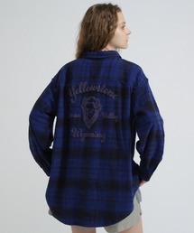 EMBROIDERY CHECK SHIRT/刺繍チェックシャツ
