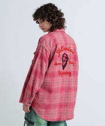 AVIREX | EMBROIDERY CHECK SHIRT/刺繍チェックシャツ(シャツ/ブラウス)