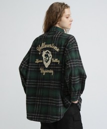 EMBROIDERY CHECK SHIRT/刺繍チェックシャツ