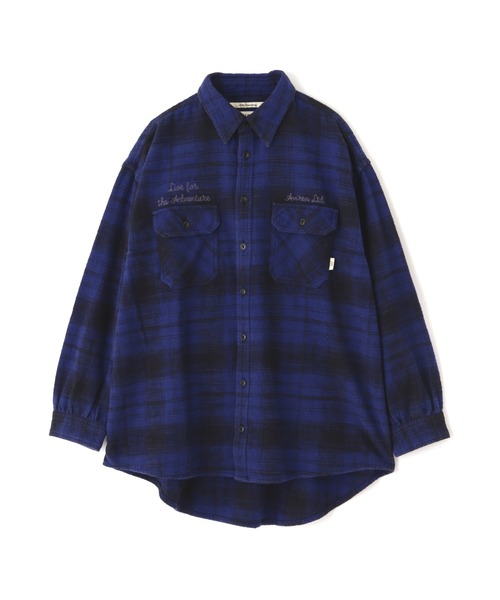 EMBROIDERY CHECK SHIRT/刺繍チェックシャツ（シャツ/ブラウス