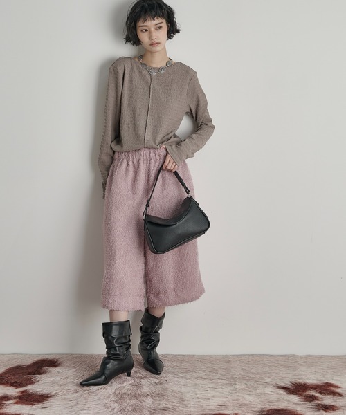 THE YOn（ザヨン）の「フェイクレザーカフショートブーツ（ブーツ・レディース・ブラック/ブラウン・37/39/38）」の14枚目の写真