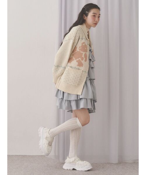 merry jenny（メリージェニー）の「bear cowichan knit（カーディガン