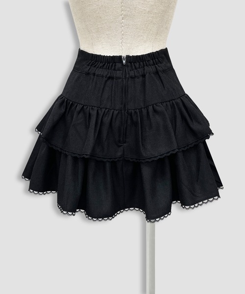 セール】フリルティアードスカパン（スカート）｜Honey Cinnamon