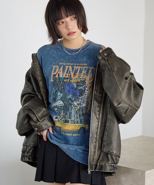 PBLIM（ページボーイリム）の「《UNISEX》NYシティースウェット（スウェット・レディース・ブラウン/チャコールグレー/ネイビー・MEDIUM/LARGE）」の2枚目の写真