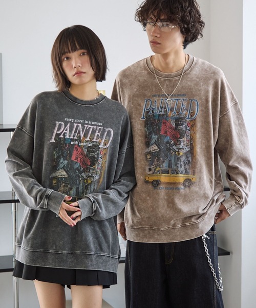 PBLIM（ページボーイリム）の「《UNISEX》NYシティースウェット（スウェット・レディース・ブラウン/チャコールグレー/ネイビー・MEDIUM/LARGE）」の3枚目の写真