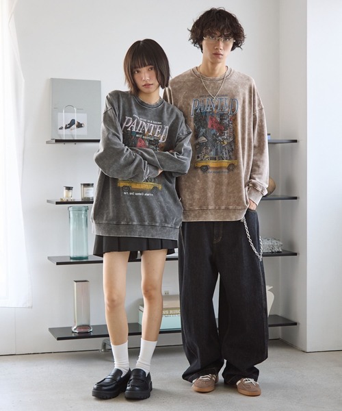 PBLIM（ページボーイリム）の「《UNISEX》NYシティースウェット（スウェット・レディース・ブラウン/チャコールグレー/ネイビー・MEDIUM/LARGE）」の21枚目の写真