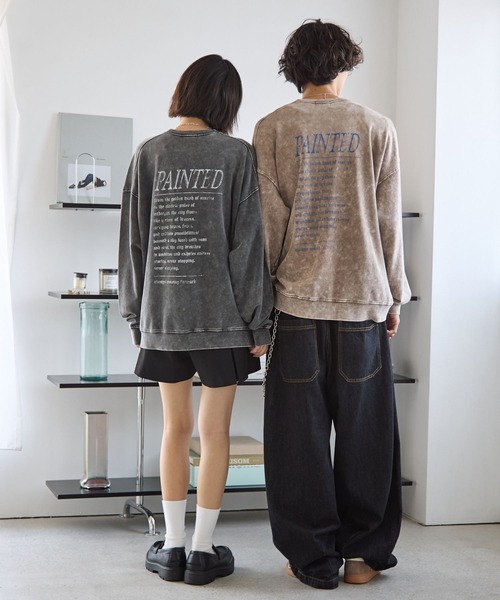 PBLIM（ページボーイリム）の「《UNISEX》NYシティースウェット（スウェット・レディース・ブラウン/チャコールグレー/ネイビー・MEDIUM/LARGE）」の22枚目の写真
