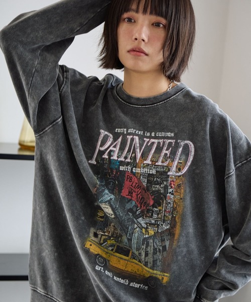 PBLIM（ページボーイリム）の「《UNISEX》NYシティースウェット（スウェット・レディース・ブラウン/チャコールグレー/ネイビー・MEDIUM/LARGE）」の16枚目の写真