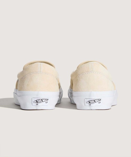 VANS(バンズ)の「VANS PREMIUM スリッポン ピッグスエード(スリッポン・メンズ・クリーム・9.5/5.5/4.5/5/6/6.5/7/7.5/8/8.5/9/10/10.5/11/12)」の4枚目の写真