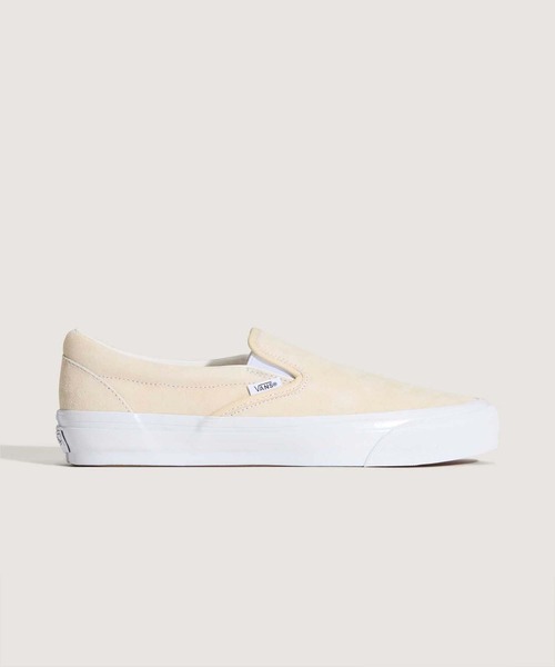 VANS(バンズ)の「VANS PREMIUM スリッポン ピッグスエード(スリッポン・メンズ・クリーム・9.5/5.5/4.5/5/6/6.5/7/7.5/8/8.5/9/10/10.5/11/12)」の5枚目の写真