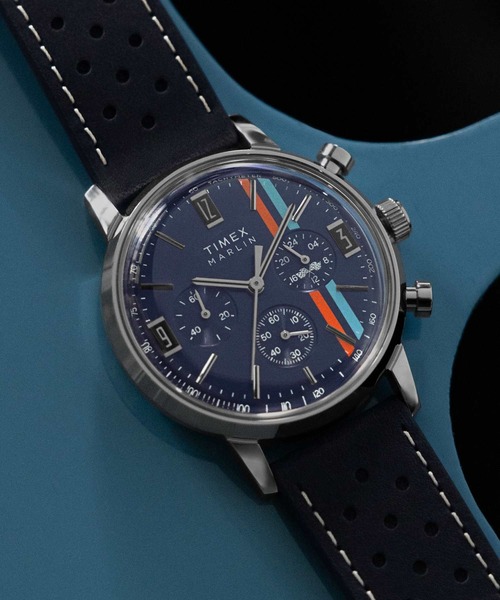 TIMEX(タイメックス)の「TIMEX/タイメックス マーリン 腕時計 TX-TW2W99000 ユニセックス(アナログ腕時計・レディース・ネイビー・FREE)」の2枚目の写真