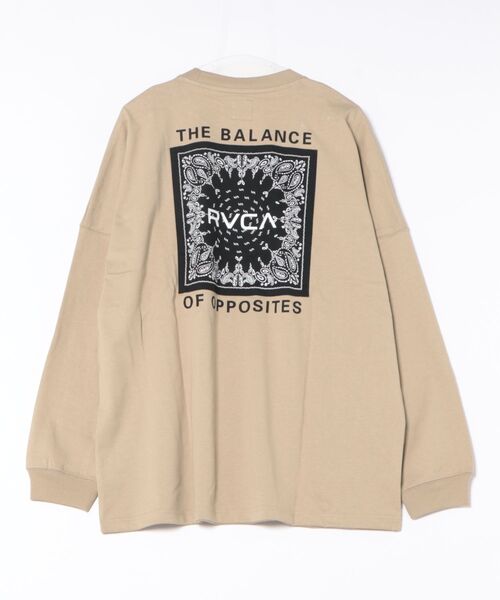 RVCA（ルーカ）の「RVCA/ルーカ BANDANA BALANCE LT ロンT BF042-P50（Tシャツ/カットソー・メンズ・ブラック/ホワイト/カーキブラウン・S/M/L）」の17枚目の写真