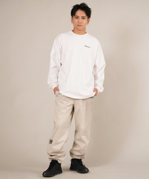 RVCA（ルーカ）の「RVCA/ルーカ BANDANA BALANCE LT ロンT BF042-P50（Tシャツ/カットソー・メンズ・ブラック/ホワイト/カーキブラウン・S/M/L）」の7枚目の写真