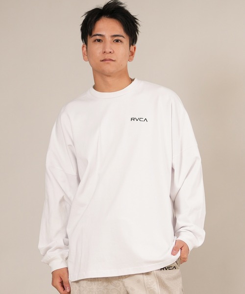 RVCA（ルーカ）の「RVCA/ルーカ BANDANA BALANCE LT ロンT BF042-P50（Tシャツ/カットソー・メンズ・ブラック/ホワイト/カーキブラウン・S/M/L）」の4枚目の写真