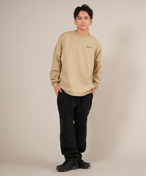 RVCA（ルーカ）の「RVCA/ルーカ BANDANA BALANCE LT ロンT BF042-P50（Tシャツ/カットソー・メンズ・ブラック/ホワイト/カーキブラウン・S/M/L）」の13枚目の写真