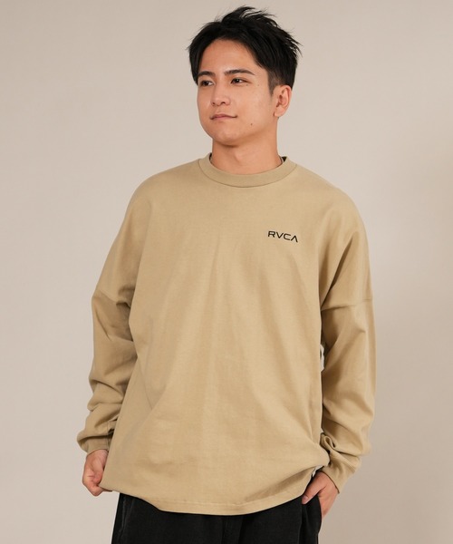 RVCA（ルーカ）の「RVCA/ルーカ BANDANA BALANCE LT ロンT BF042-P50（Tシャツ/カットソー・メンズ・ブラック/ホワイト/カーキブラウン・S/M/L）」の10枚目の写真