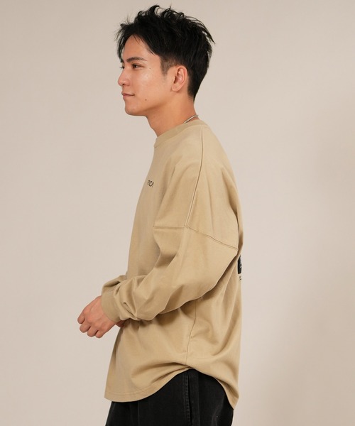 RVCA（ルーカ）の「RVCA/ルーカ BANDANA BALANCE LT ロンT BF042-P50（Tシャツ/カットソー・メンズ・ブラック/ホワイト/カーキブラウン・S/M/L）」の11枚目の写真